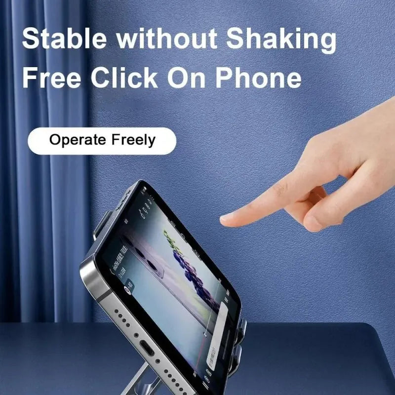 Pbuddy Aluminum Alloy Desk Mobile Phone Holder 360 Turntable Adjustable Table Cell Phone Stand Pbuddy Aluminum Alloy Desk Mobile Phone Holder 360 Turntable Adjustable Table Cell Phone Stand
